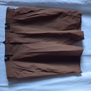 Eddie Bauer shorts brown nylon hiking walking shorts 40